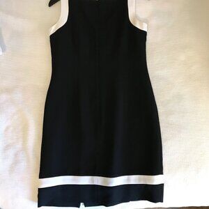Andrea Smith Black and White Cocktail Made by Calvin Klein dress size 8